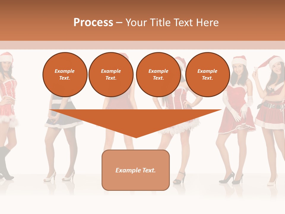 Santa Posing Costume PowerPoint Template