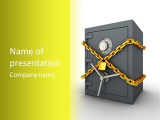 Wealth Armored Treasure PowerPoint Template