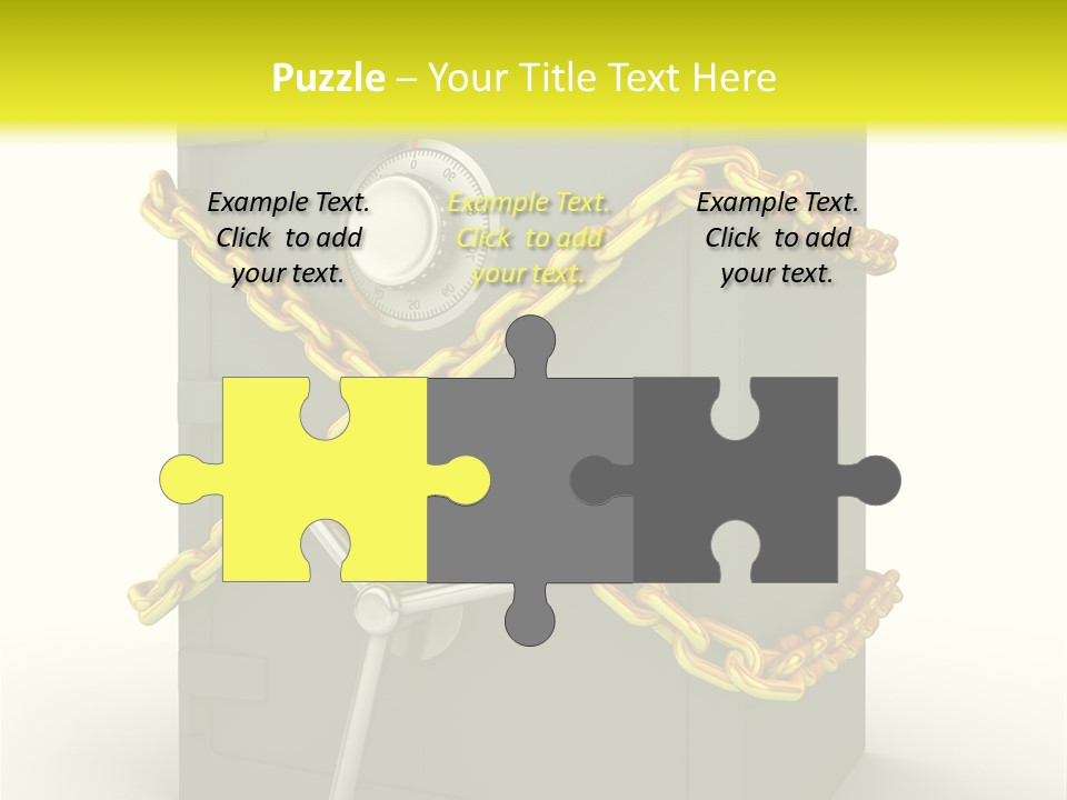 Wealth Armored Treasure PowerPoint Template