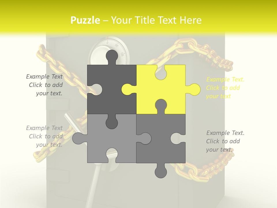 Wealth Armored Treasure PowerPoint Template