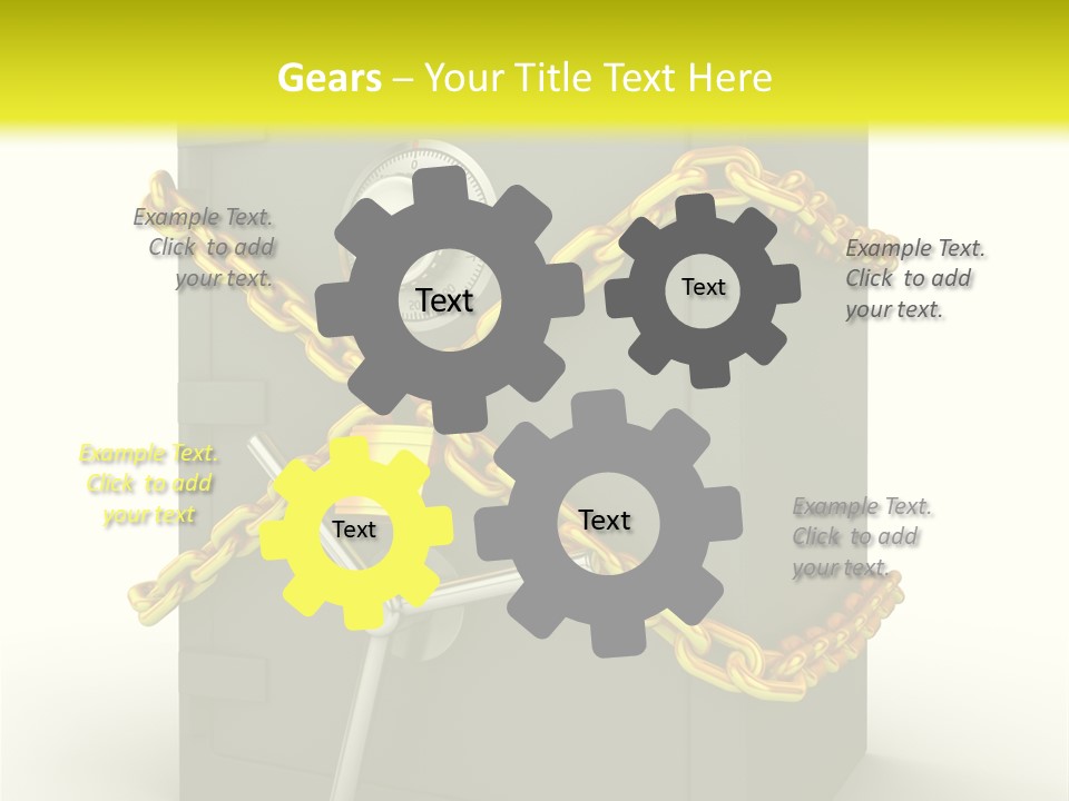 Wealth Armored Treasure PowerPoint Template