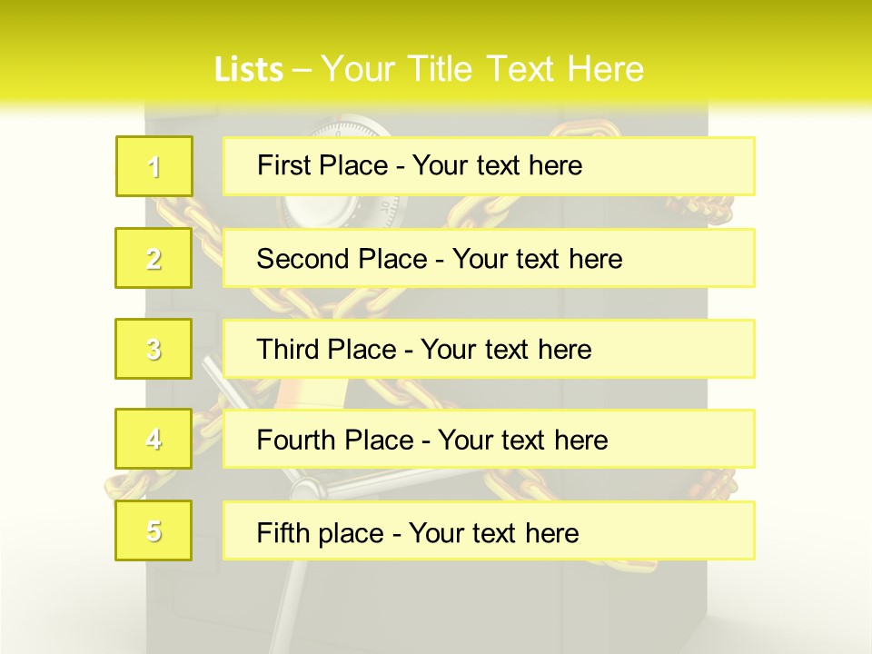 Wealth Armored Treasure PowerPoint Template