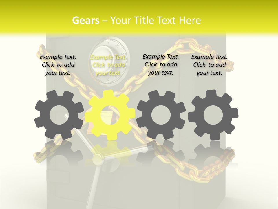 Wealth Armored Treasure PowerPoint Template