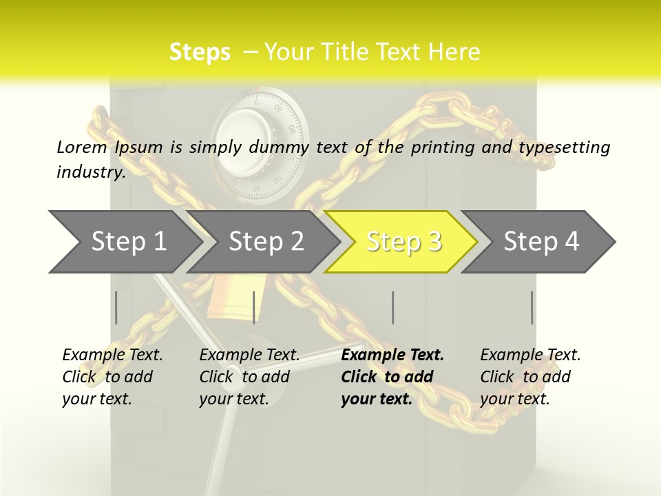 Wealth Armored Treasure PowerPoint Template