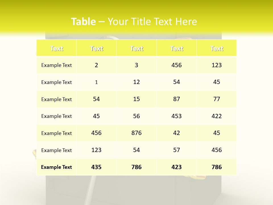 Wealth Armored Treasure PowerPoint Template