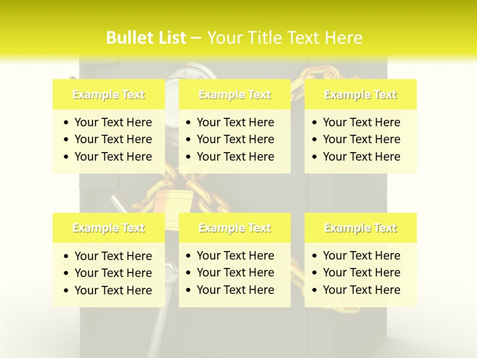 Wealth Armored Treasure PowerPoint Template