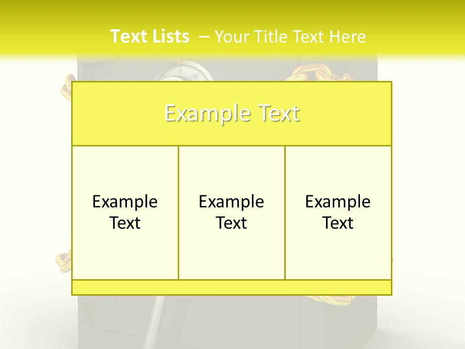 Wealth Armored Treasure PowerPoint Template