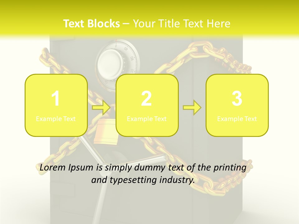 Wealth Armored Treasure PowerPoint Template