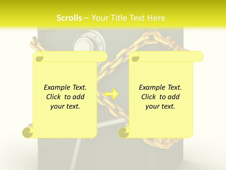 Wealth Armored Treasure PowerPoint Template