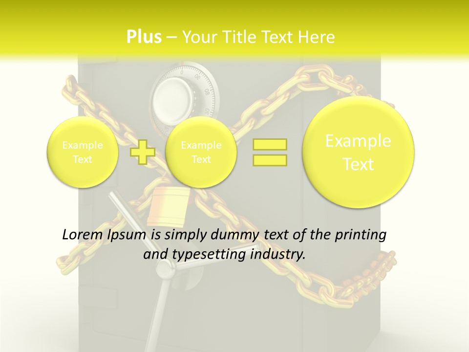 Wealth Armored Treasure PowerPoint Template