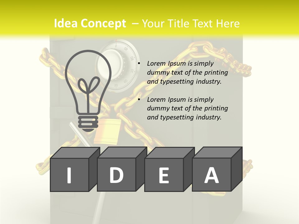 Wealth Armored Treasure PowerPoint Template