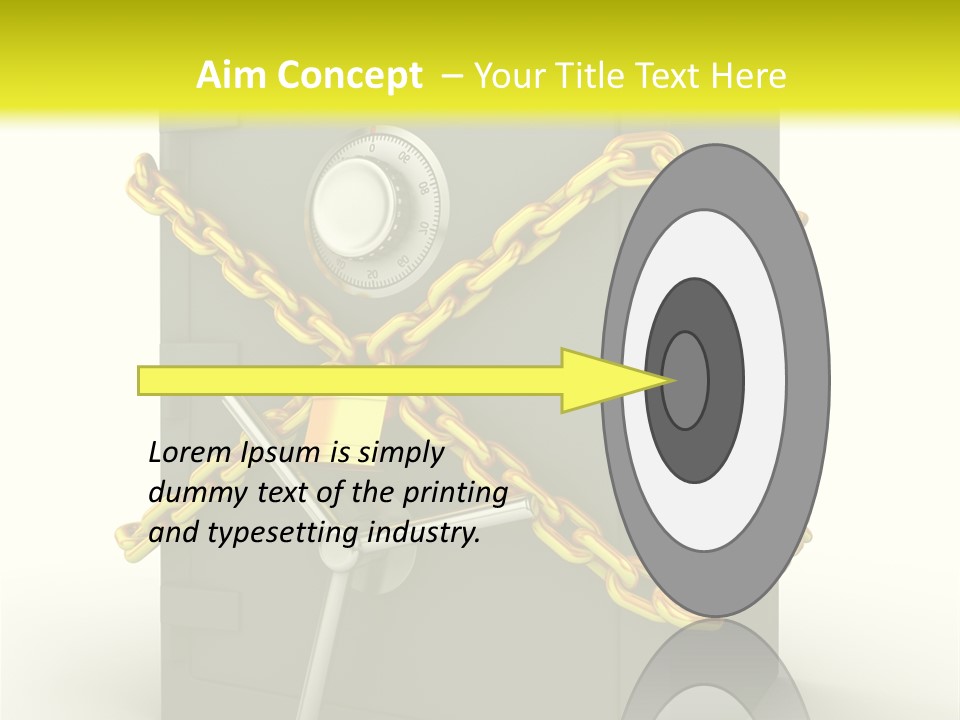 Wealth Armored Treasure PowerPoint Template