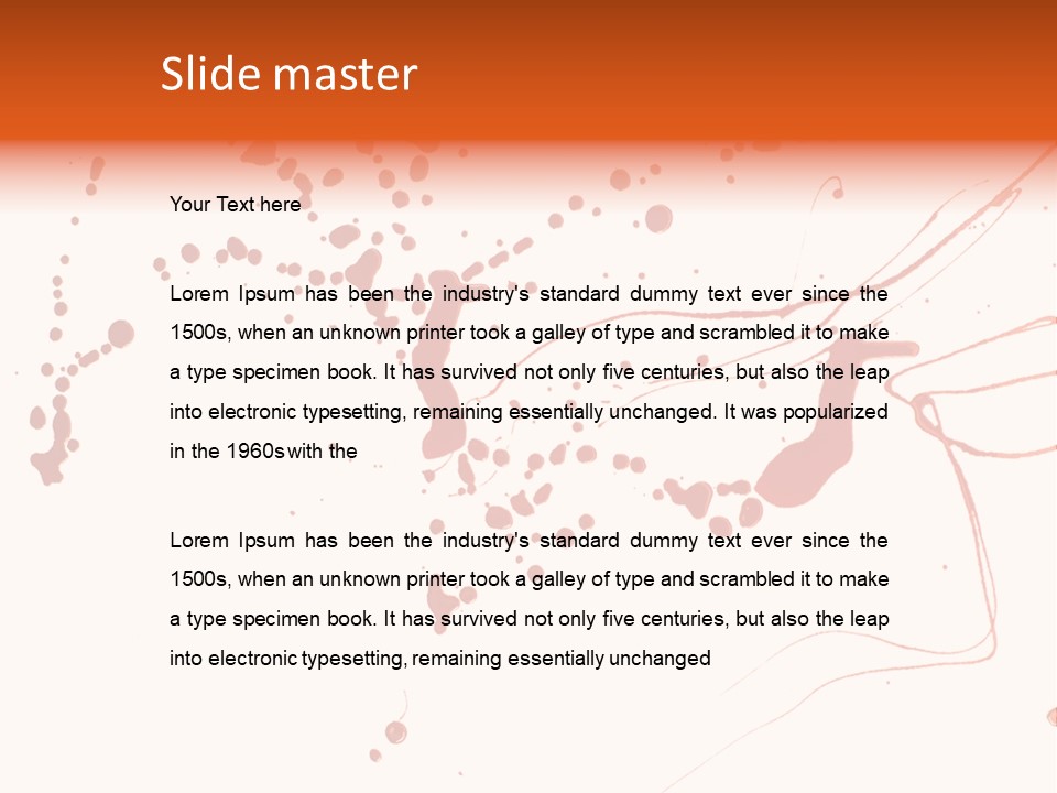 Spatter Horror Accident PowerPoint Template