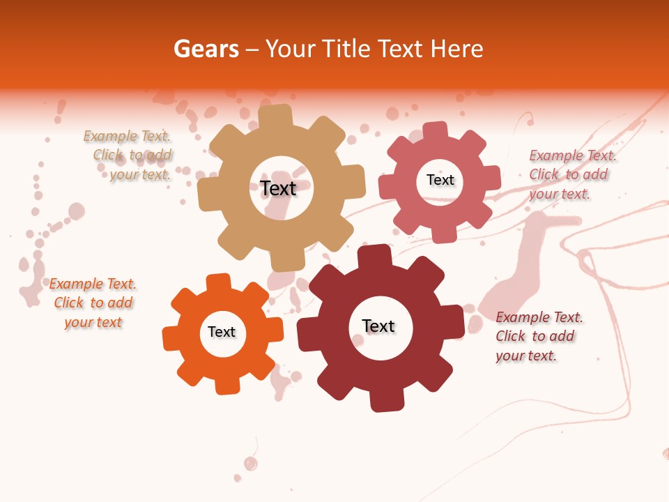 Spatter Horror Accident PowerPoint Template