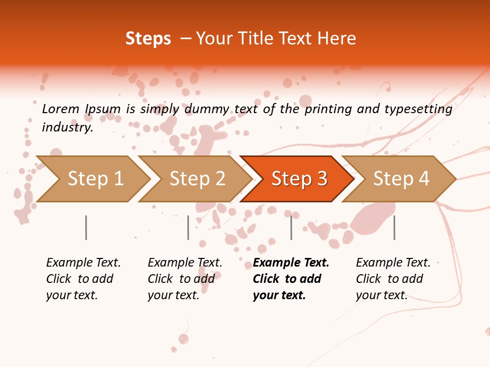 Spatter Horror Accident PowerPoint Template