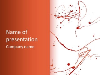 Death Injury White PowerPoint Template