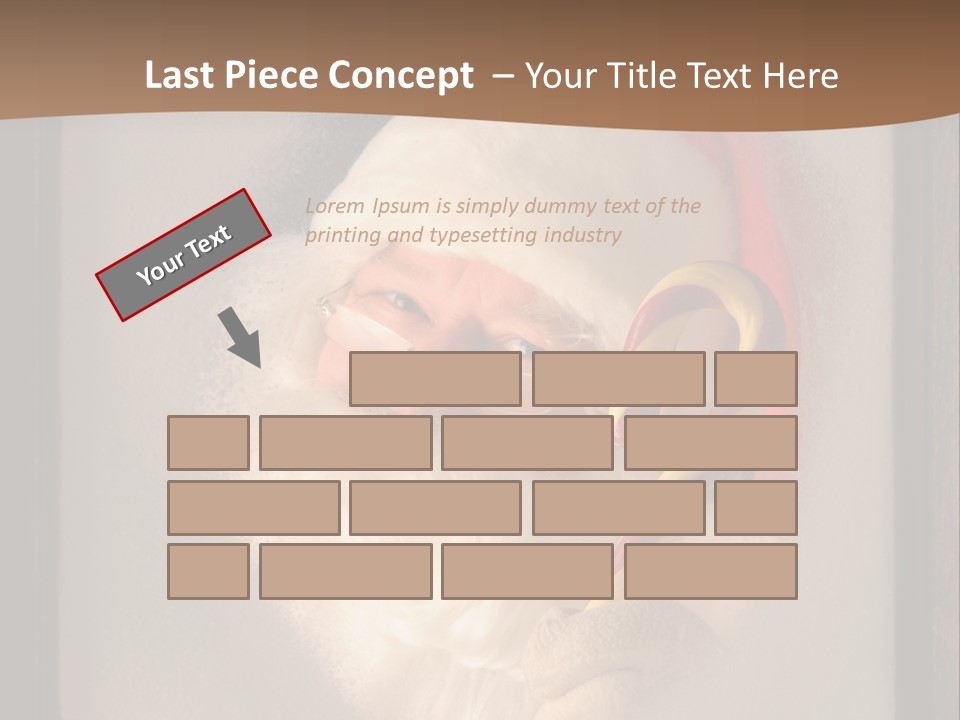 Male Occasion White PowerPoint Template