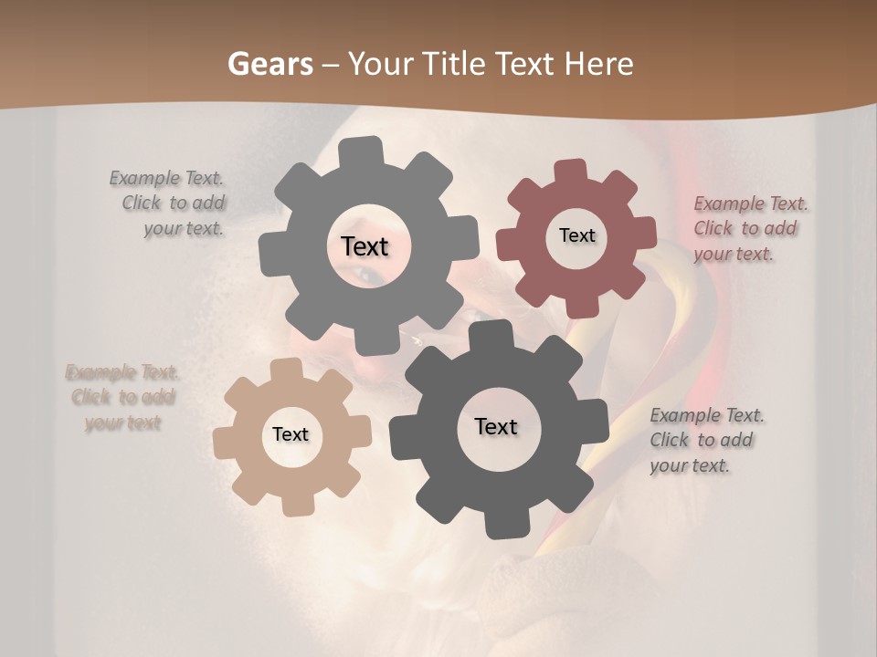 Male Occasion White PowerPoint Template