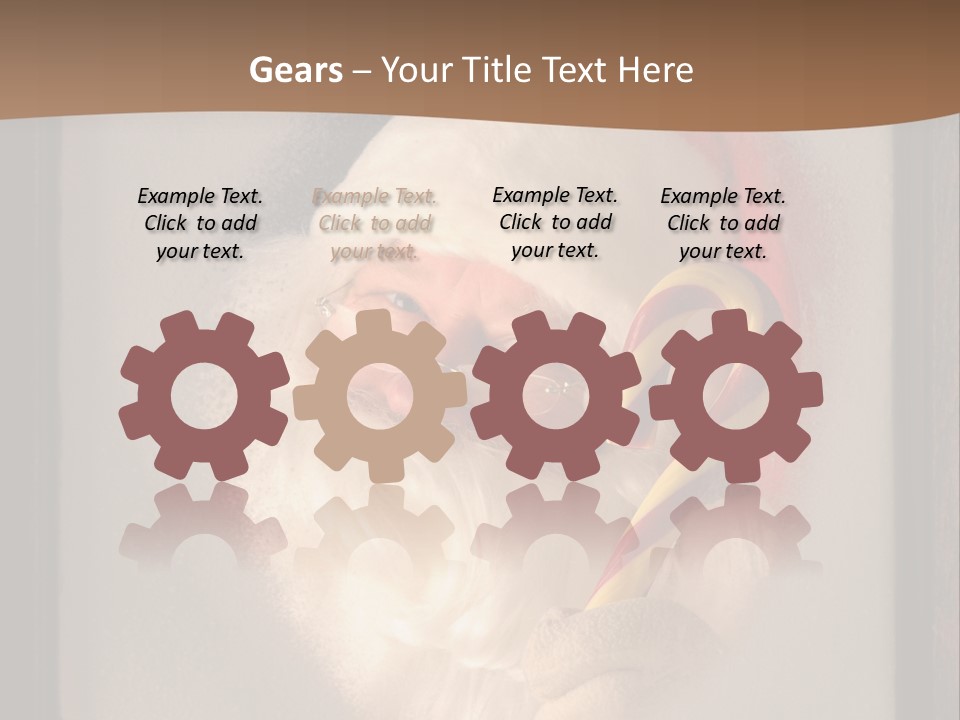 Male Occasion White PowerPoint Template