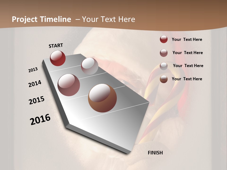 Male Occasion White PowerPoint Template