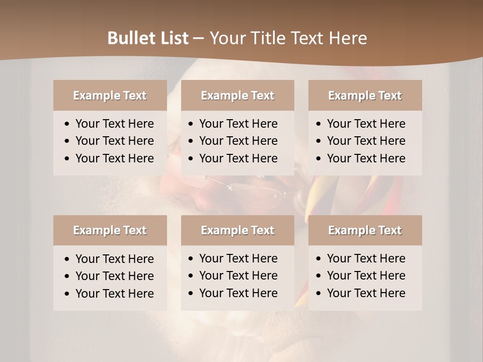 Male Occasion White PowerPoint Template