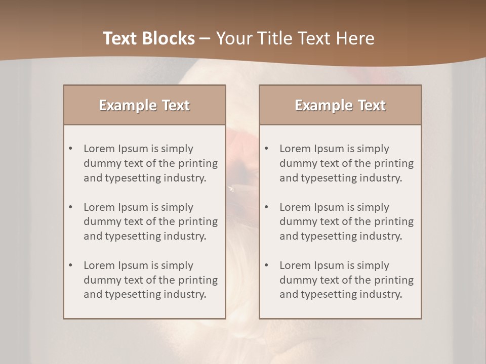 Male Occasion White PowerPoint Template