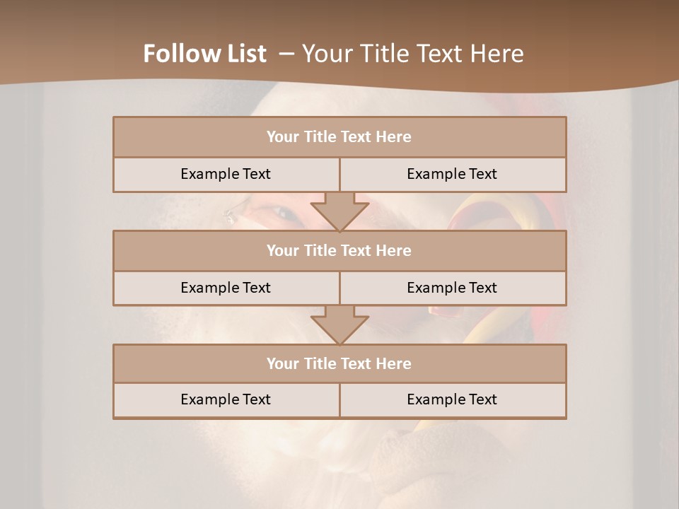 Male Occasion White PowerPoint Template