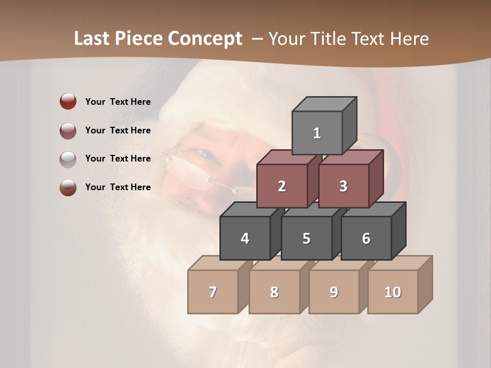 Male Occasion White PowerPoint Template