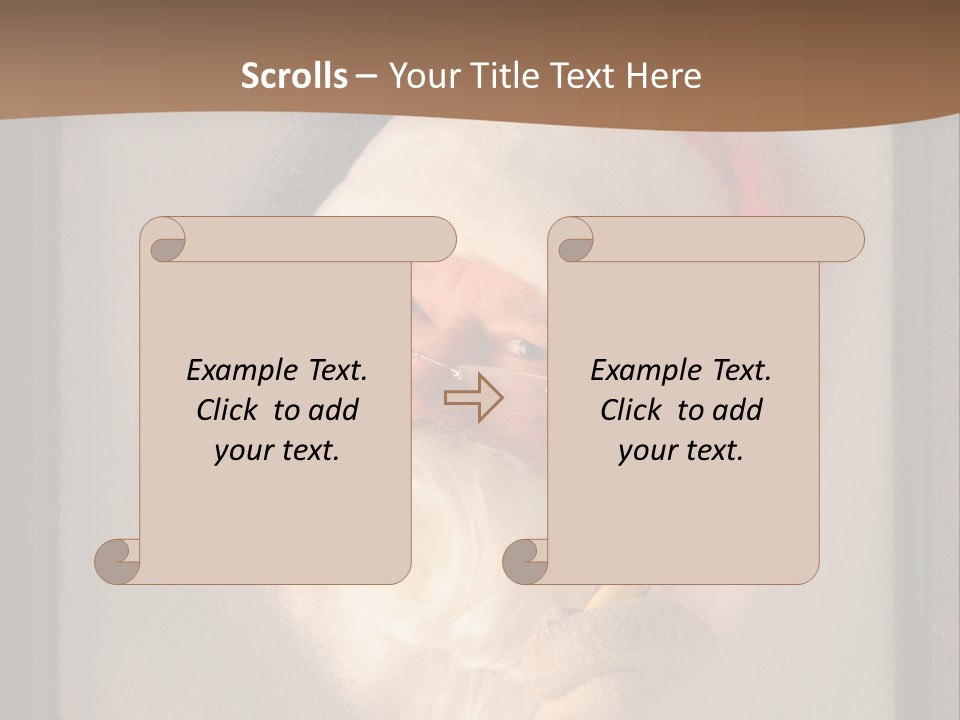 Male Occasion White PowerPoint Template