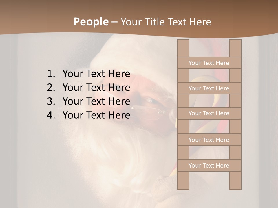 Male Occasion White PowerPoint Template