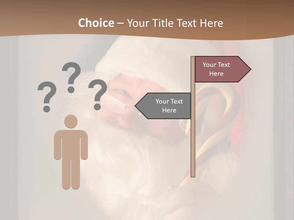 Male Occasion White PowerPoint Template