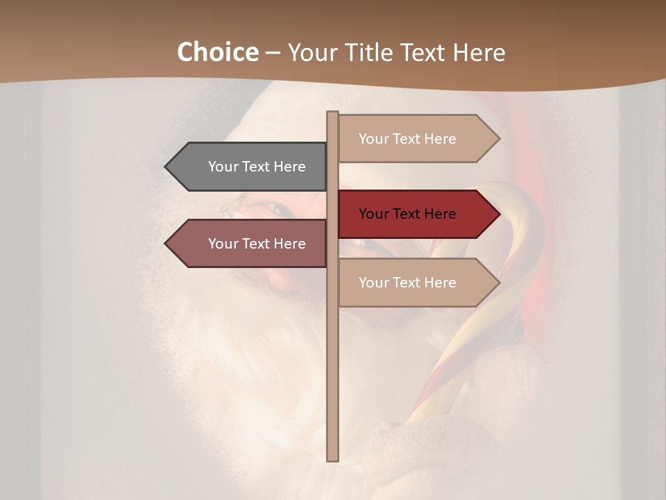 Male Occasion White PowerPoint Template