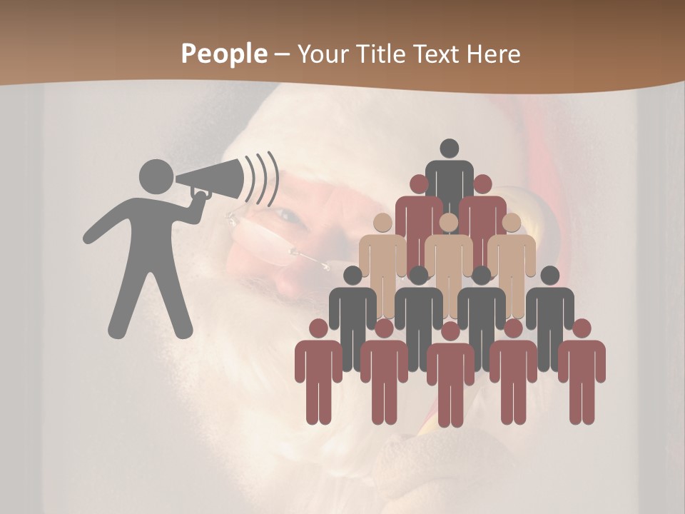 Male Occasion White PowerPoint Template