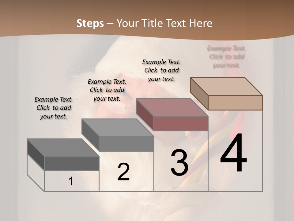 Male Occasion White PowerPoint Template