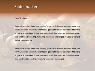 Ball Life Decoration PowerPoint Template