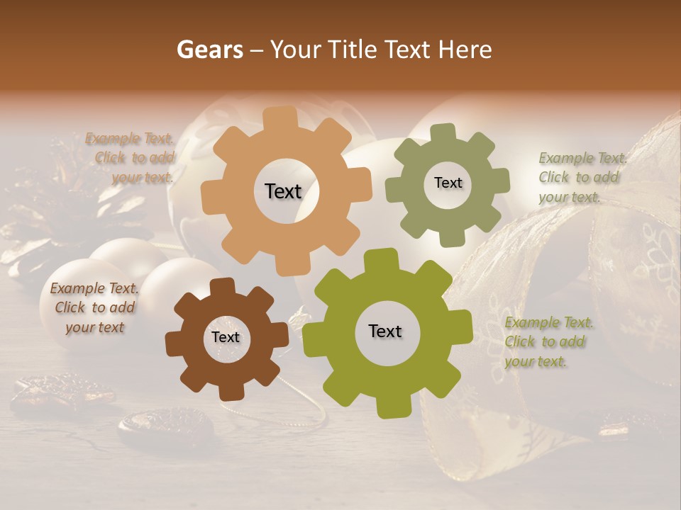 Ball Life Decoration PowerPoint Template