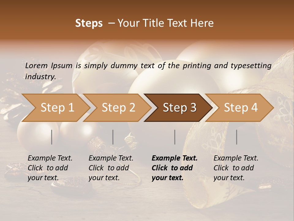Ball Life Decoration PowerPoint Template