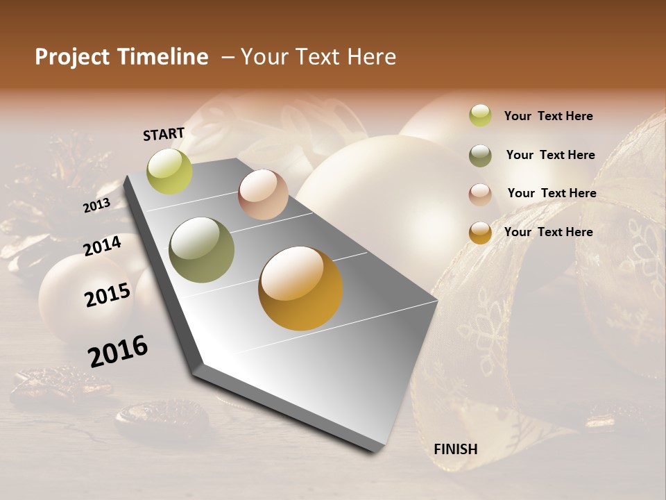 Ball Life Decoration PowerPoint Template