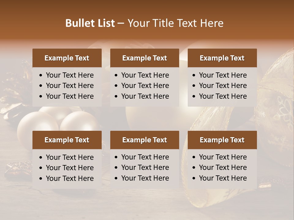 Ball Life Decoration PowerPoint Template