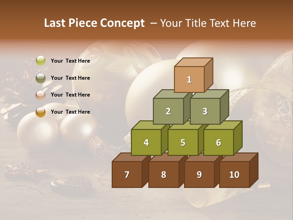 Ball Life Decoration PowerPoint Template
