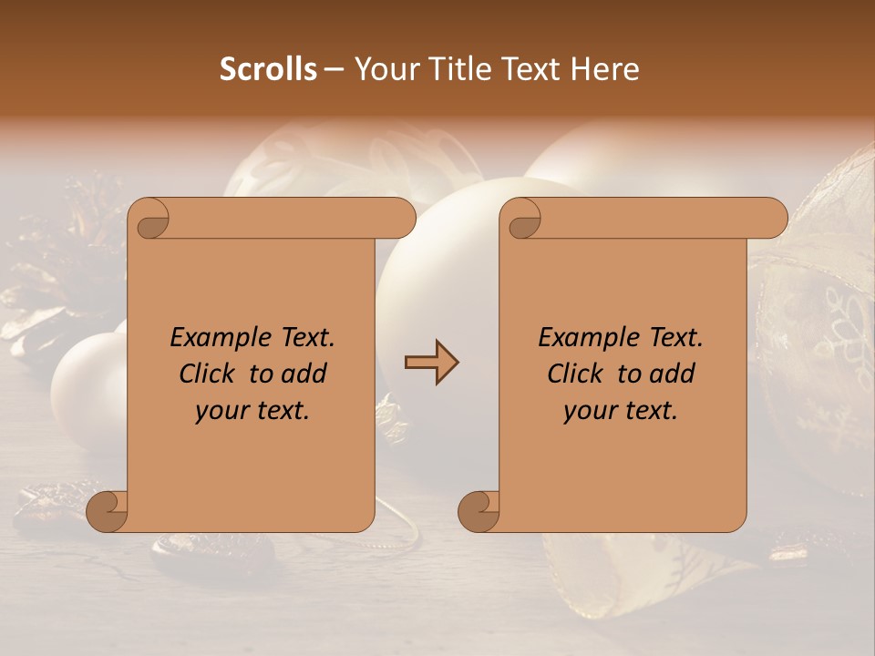 Ball Life Decoration PowerPoint Template
