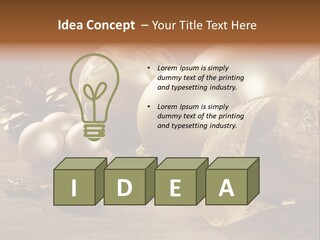 Ball Life Decoration PowerPoint Template