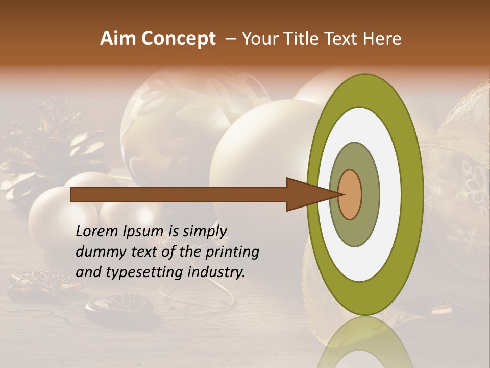 Ball Life Decoration PowerPoint Template
