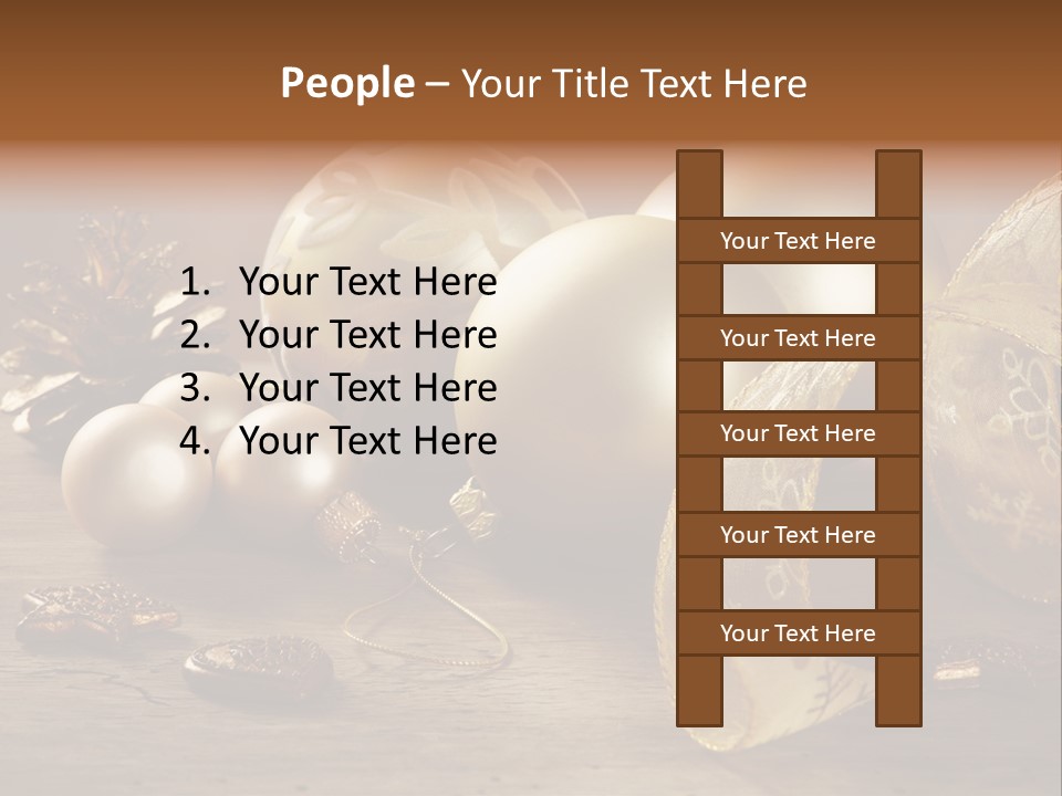 Ball Life Decoration PowerPoint Template