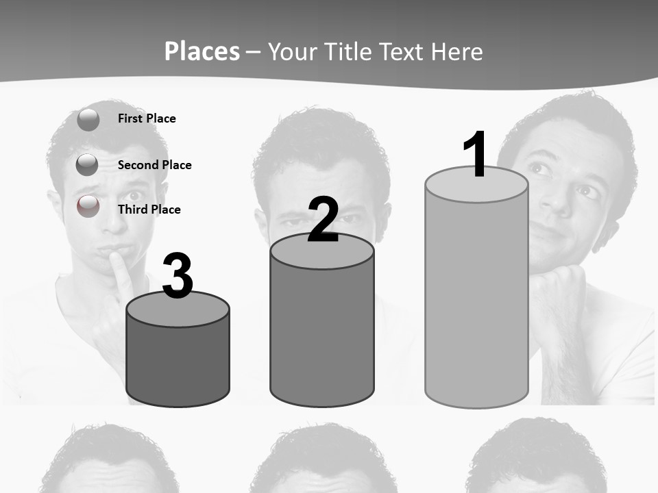 Different Isolated Sad PowerPoint Template