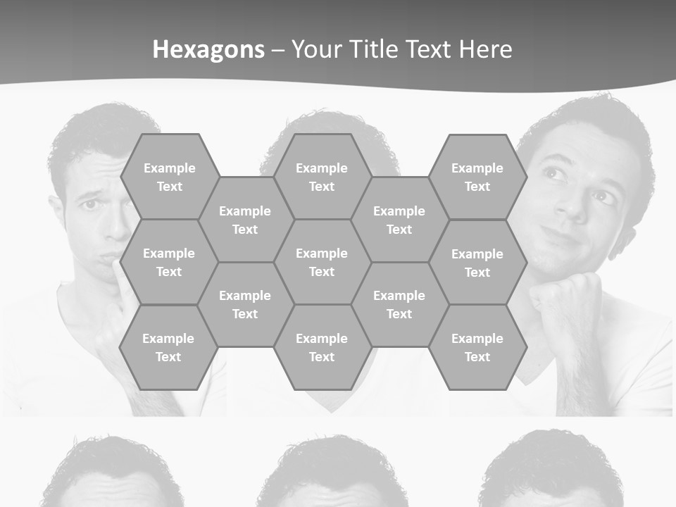 Different Isolated Sad PowerPoint Template