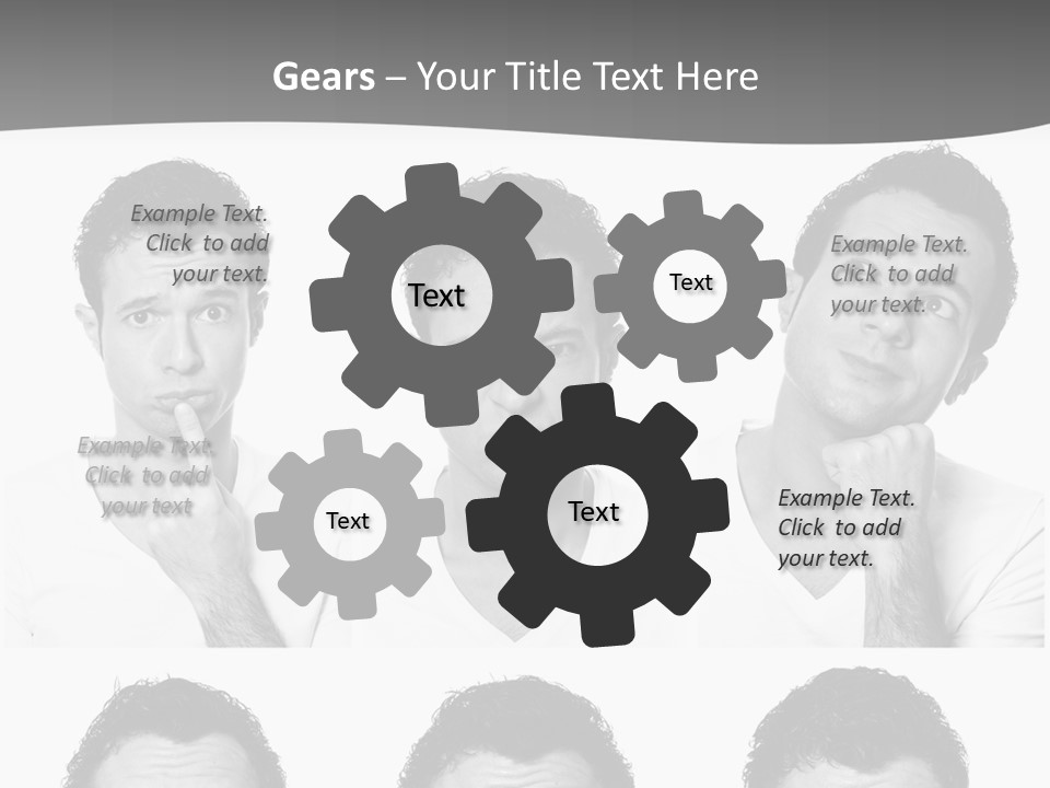 Different Isolated Sad PowerPoint Template