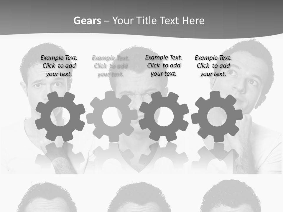 Different Isolated Sad PowerPoint Template