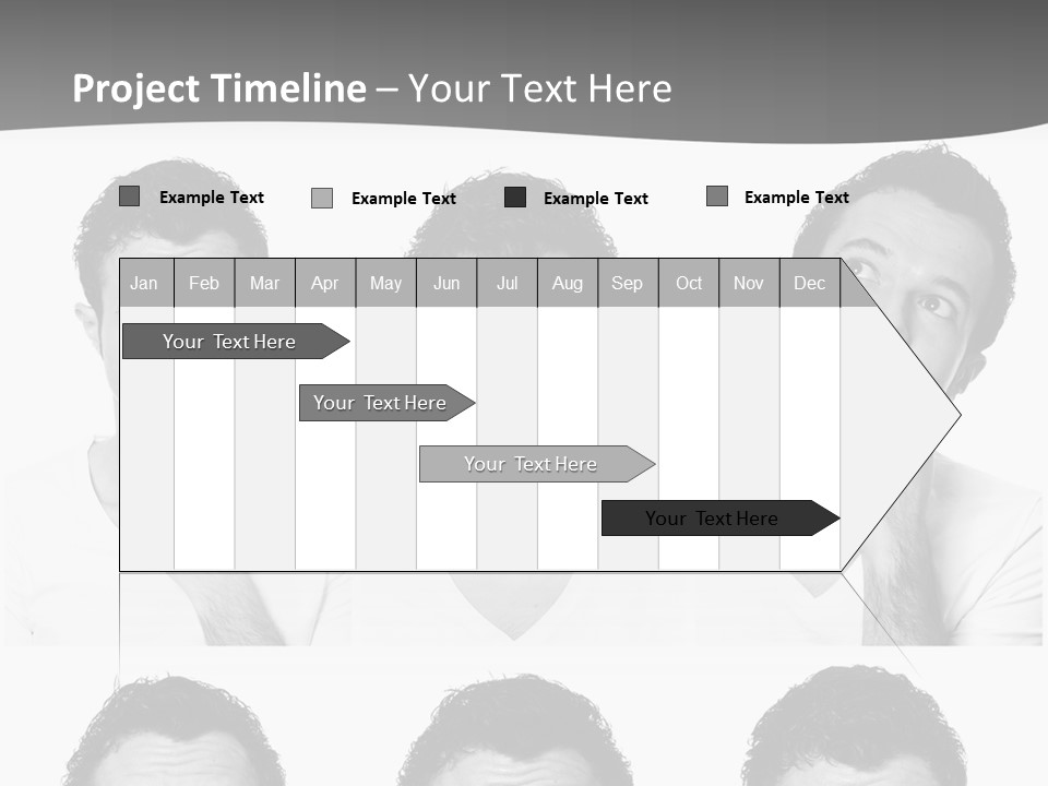 Different Isolated Sad PowerPoint Template