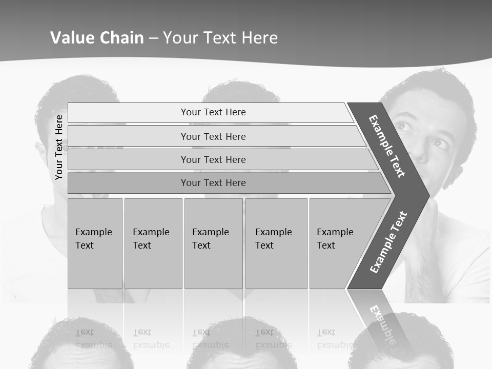 Different Isolated Sad PowerPoint Template